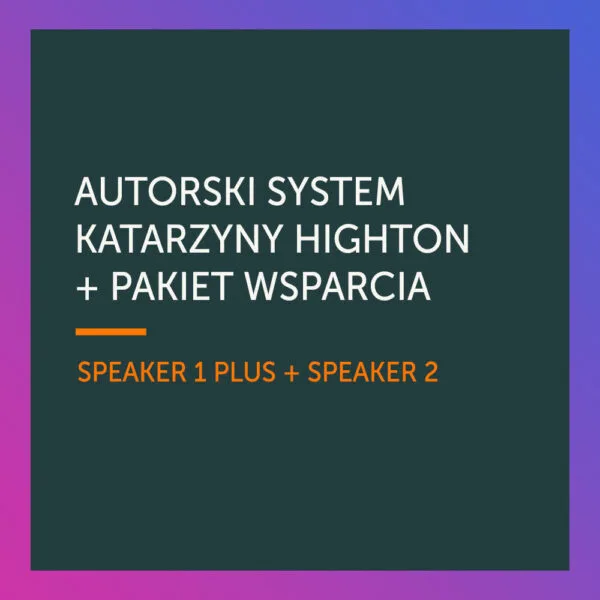 Speaker 1 Plus + Speaker 2 + wsparcie - system ratalny